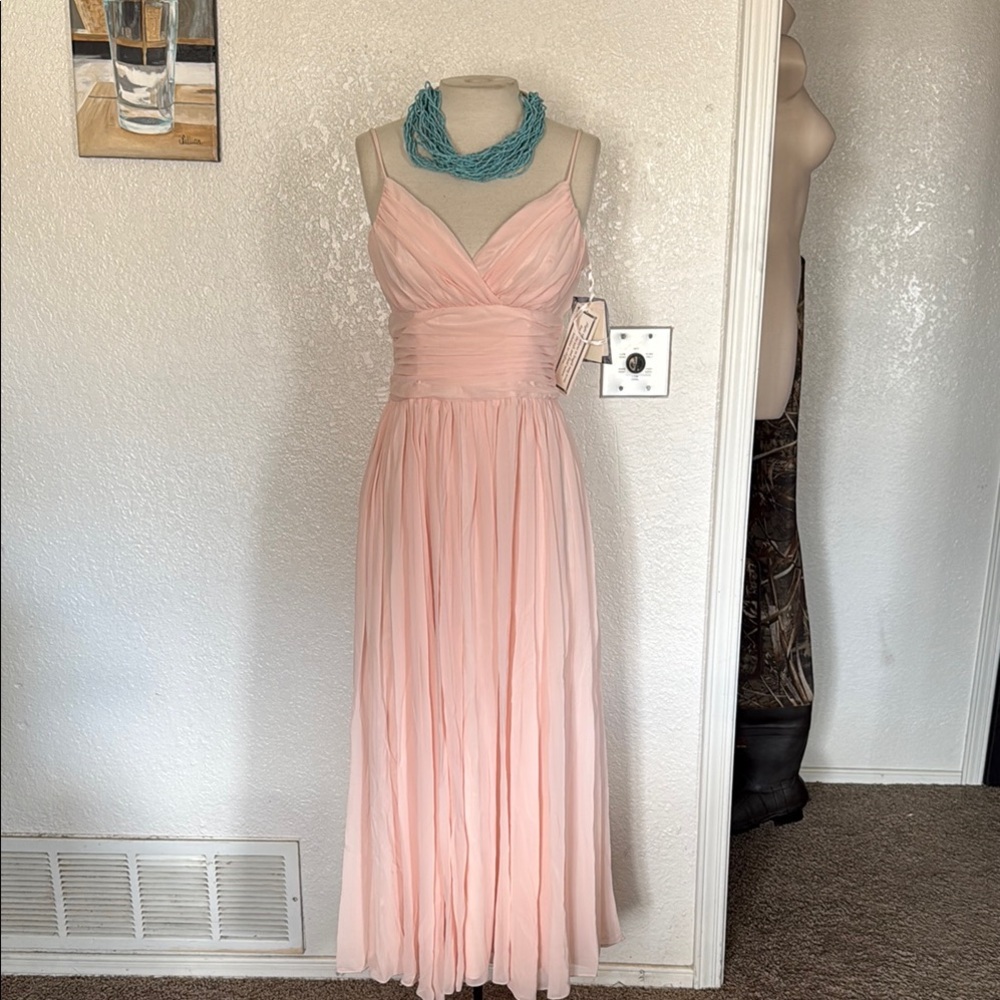 NWT Jessica McClintock Elegant Pink Evening Gown PETITE